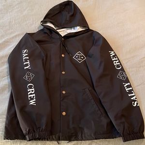 Black Salty Crew XL rain coat